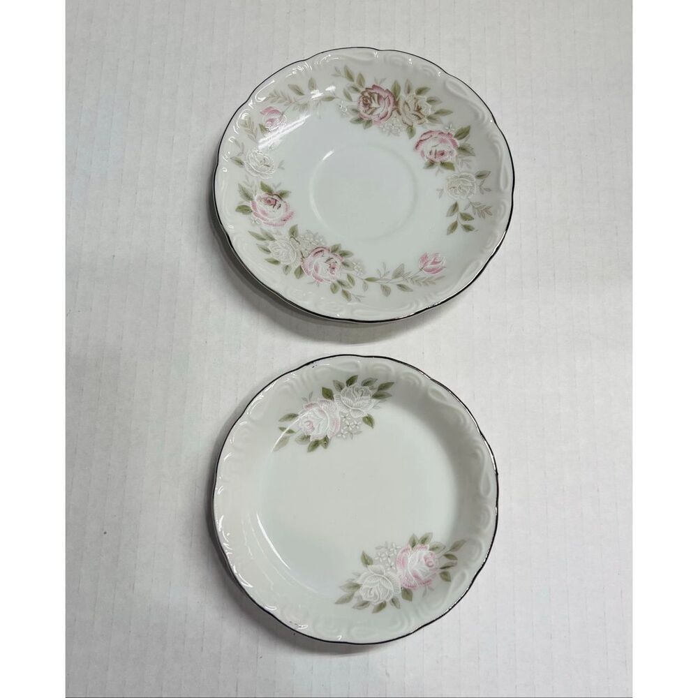 Sheffield Fine China Classic 501 Saucer And Coaster